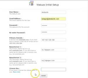 Form Cara Install Webuzo, Control Panel Hosting pengganti CPanel