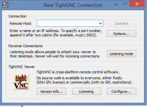 Buka Aplikasi TightVNC Viewer